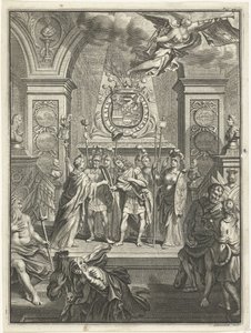 Maria Stuart överlämnar William III till kommandostaben av Jacobus Baptist