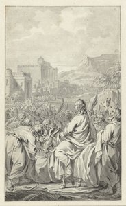 Inträdet i Jerusalem av Jacobus Buys