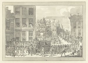 Wolter Jan Gerrits begravningsmemorandum, baron Bentinck i Amsterdam, 28 augusti 1781