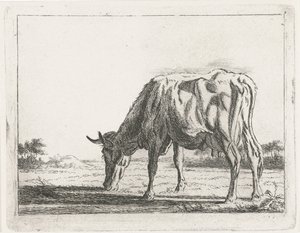 betande ko av Jacobus Cornelis Gaal