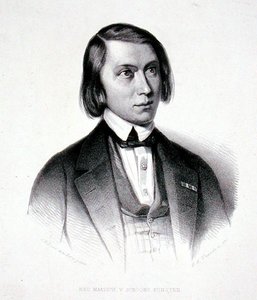 Porträtt av Josephus Hermanus Verhulst (1816-91) (gravyr) av Jacobus Everardus Josephus van den (after) Berg
