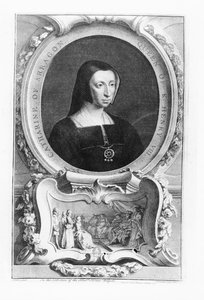 Porträtt av Katarina av Aragon, 1743