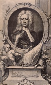 Charles Mordaunt, Earl of Peterborough och Monmouth, engelsk soldat, c1740 1894 av Jacobus Houbraken