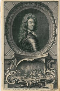 Fredrik, hertig av Schomberg, 1739 av Jacobus Houbraken