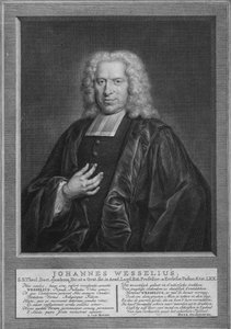 Johann Wessel, c1740-talet av Jacobus Houbraken
