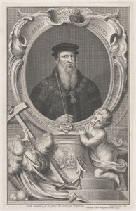 John Russell, förste earl av Bedford av Jacobus Houbraken