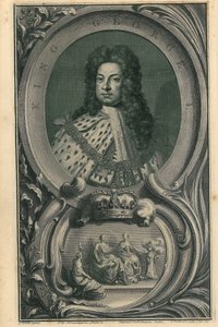 Kung George I av Jacobus Houbraken