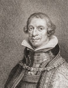 Kung Filip IV av Spanien, Felipe IV, porträtt (gravyr)