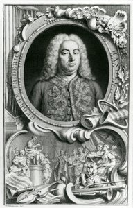 Porträtt av George Frederick Handel, 1768