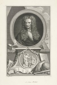 Sir Isaac Newton (1642-1726), engelsk fysiker och matematiker
