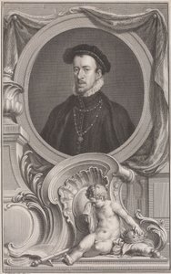 Thomas Howard, hertig av Norfolk av Jacobus Houbraken