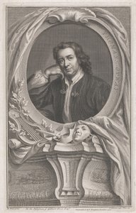 Thomas Otway av Jacobus Houbraken