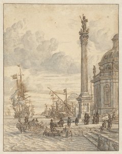 italiensk hamn av Jacobus Storck
