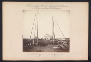Nedre ångpumpstation med centrifugalpumpar / Nieuwerkerk aan den IJssel den 15 juni 1868 (titel på objekt) Återvinning av sjöarna i Schieland öster om Rotterdam (serietitel på objekt)