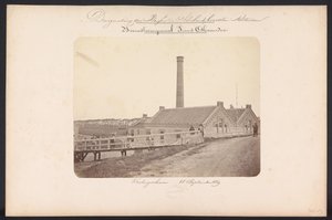 Bovenstoom pumpstation Prins Alexander / Kralingscheveer 18 september 1869 (titel på objekt) Återvinning av sjöarna i Schieland öster om Rotterdam (serietitel på objekt)