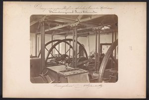 Bovenstoom pumpstation Prins Alexander / Kralingscheveer 18 september 1869 (titel på objekt) Återvinning av sjöarna i Schieland öster om Rotterdam (serietitel på objekt)