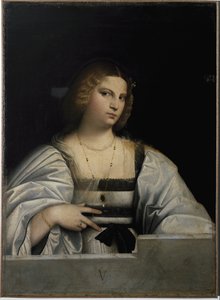 Porträtt av en dam, Allegory of Virginity. (Målning