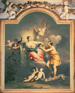 Juno tar emot chefen för Argus (olja) av Jacopo Amigoni