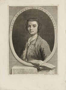 Porträtt av sångaren Farinelli Carlo Broschi 1705-1782, 1735
