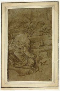 Allegori av eld (Venus i Vulcans smedja) av Jacopo Bassano