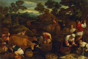 Höst av Jacopo Bassano