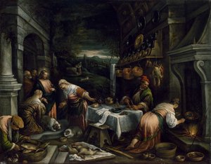 Kristus i Marias, Marthas och Lasarus hus