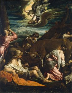 Bebådelsen till herdarna av Jacopo Bassano