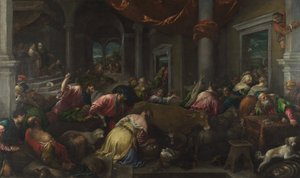 Rening av templet av Jacopo Bassano and workshop