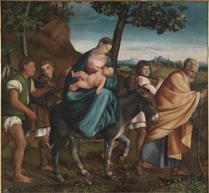 Flygningen till Egypten, 1534