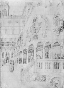 The Flagellation, från Jacopo Bellini