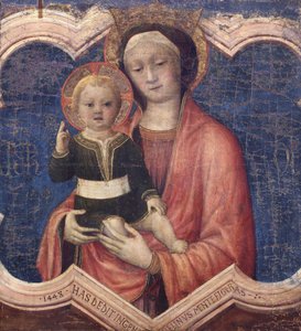 Jungfru och barn, 1448. av Jacopo Bellini
