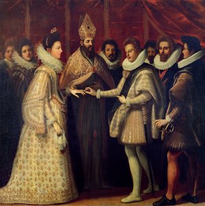 Catherine de Medicis (1519-98) och Henri II:s (1519-59) äktenskap 1533