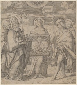 Skyddshelgonen i Bologna av Jacopo Francia
