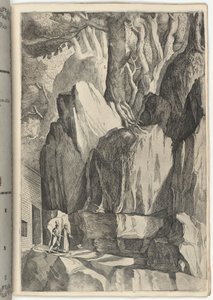 Platsen för den helige Franciskus säng och oratorium [skylt R] av Jacopo Ligozzi