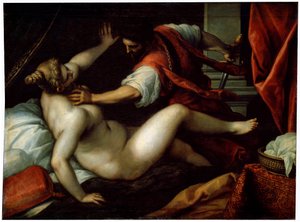 Tarquinius och Lucretia, 1500- eller tidigt 1600-tal