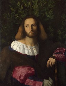 Porträtt av en poet Ludovico Ariosto, ca. 1516