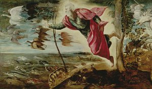 Skapandet av djuren av Jacopo Robusti Tintoretto