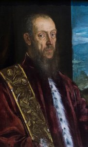 Porträtt av Vincenzo Morosini, ca 1575-80 (olja på duk) av Jacopo Robusti Tintoretto