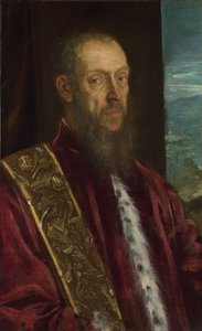 Porträtt av Vincenzo Morosini, ca. 1575 av Jacopo Robusti Tintoretto