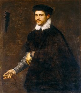 Porträtt av en ung man av Jacopo Robusti Tintoretto