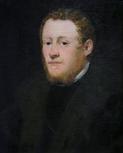 Porträtt av en ung man med rött hår av Jacopo Robusti Tintoretto