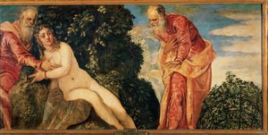 Susanna och de äldre av Jacopo Robusti Tintoretto
