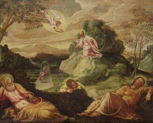Kval i trädgården av Jacopo Robusti Tintoretto