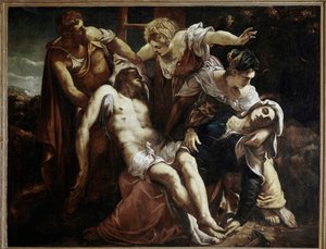 The Deposition of Christ, c.1559 (olja på duk) av Jacopo Robusti Tintoretto