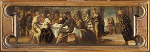 Belsassars högtid. av Jacopo Robusti Tintoretto