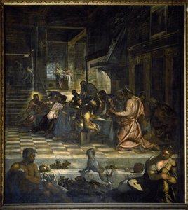 Sista måltiden av Jacopo Robusti Tintoretto