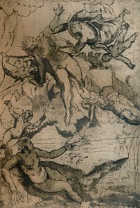 Vintergatans ursprung, c1575 1932. av Jacopo Robusti Tintoretto