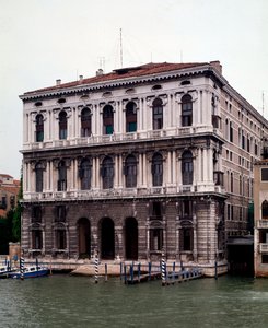 Fasad av Corner della Ca Grande-palatset