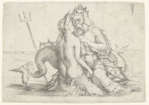 Triton och Nereid i omfamning