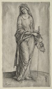 Judith håller Holofernes huvud av Jacopo de